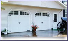 thermo-seal fiberglass steel wood carriage house overlay