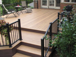 wooden deck board backyard patio 